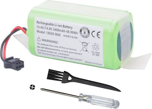 Vacuum Cleaner Battery for Amarey A800 A900 for Onson J10C for iMartine C800 for Goovi F007C D380 for Tesvor X500 Pro for Coredy R500 R550 R580 R600 R650 R3500 R3500S Vacuum Cleaners 14.4V 3400mAh in Kuwait