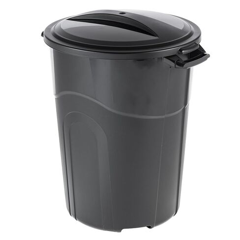 32Gallon Heavy Duty Injection Molded Plastic Trash Can Click Lock Lid with Top Handles & Bottom Groove for Garage Patio in Saudi Arabia