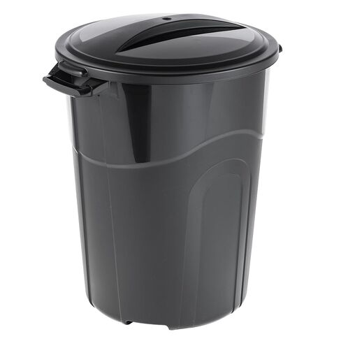 32Gallon Heavy Duty Injection Molded Plastic Trash Can Click Lock Lid with Top Handles & Bottom Groove for Garage Patio in Saudi Arabia