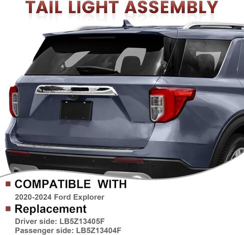 مجموعة مصابيح خلفية LED متوافقة مع 2020-2023 Ford Explorer، استبدال المصابيح الخلفية للجانب الأيسر للسائق # LB5Z13405F in Kuwait