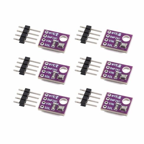 6 قطع BMP280 وحدة استشعار الضغط الجوي ودرجة الحرارة الرقمية، مدخل 5 فولت، واجهة I2C SPI in Kuwait