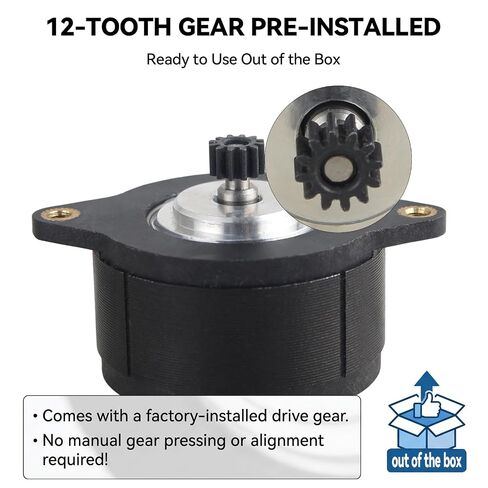 Original Extruder Motor for Creality Ender5-Max: E-Axis Circular Stepper Motor with High Torque Compatible with Creality Ender 5 Max 3D Printing. in Kuwait