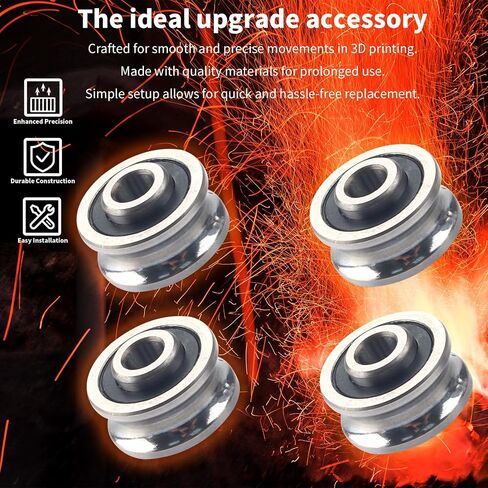 FYSETC 3D Printer Accessories Extruder Pulley: Replacement Hot End Upgraded Gear Steel Bearing U-Shaped for Kobra 2 3 FDM Printing Project Replacement 4Pcs in Kuwait