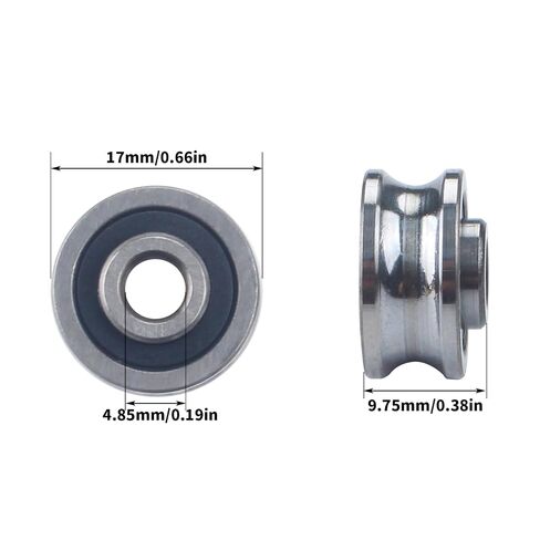 FYSETC 3D Printer Accessories Extruder Pulley: Replacement Hot End Upgraded Gear Steel Bearing U-Shaped for Kobra 2 3 FDM Printing Project Replacement 4Pcs in Kuwait