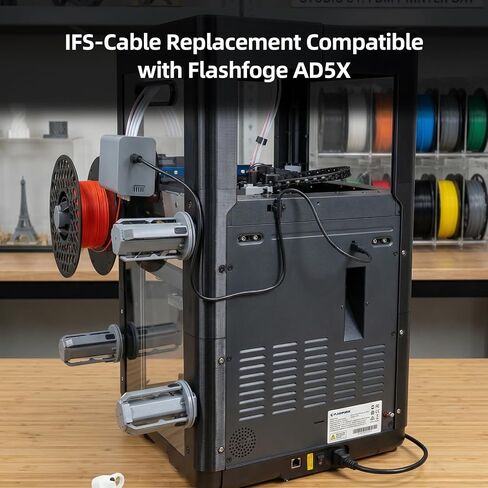 استبدال كابل IFS متوافق مع Flashfoge AD5X: سلك توصيل متعدد الألوان - يوفر الطاقة واتصال البيانات لوحدة ملحقات الطابعة ثلاثية الأبعاد in Kuwait