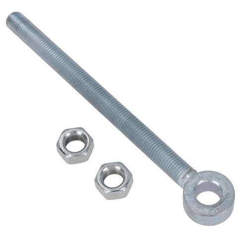Swing Gate Long Eye Bolts Hinge + Nuts Adjustable Zinc Plated 16 x 200mm 2pc in Kuwait