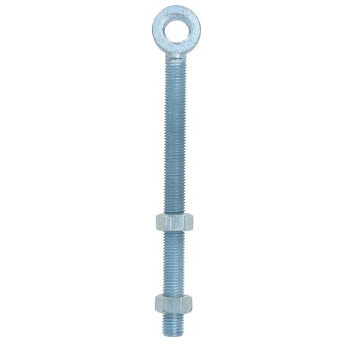 Swing Gate Long Eye Bolts Hinge + Nuts Adjustable Zinc Plated 16 x 200mm 2pc in Kuwait