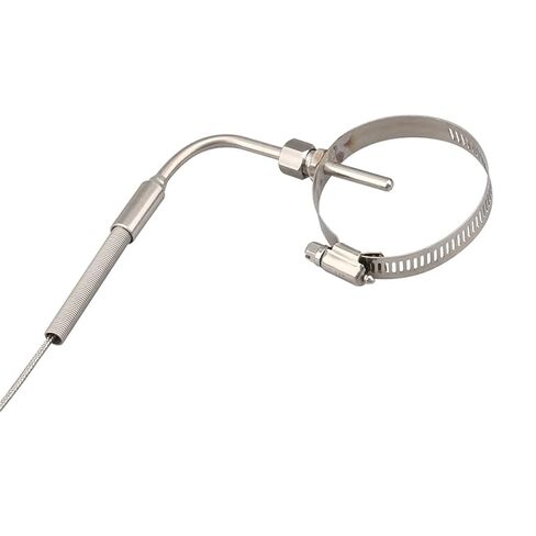 Ring Type Scalable Adjustable Hole Circle Hoop Clamp High 1250°C K Temperature Sensor 304 Stainless Steel Probe Thermocouple | Cable length 1m in Saudi Arabia