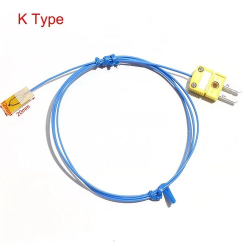 1PC K/T/J Type Surface-Mounted Patch Temp Sensor Thermocouple Equipped with Dedicated Temperature Measuring Lead Wire 0.5M-5M in Saudi Arabia