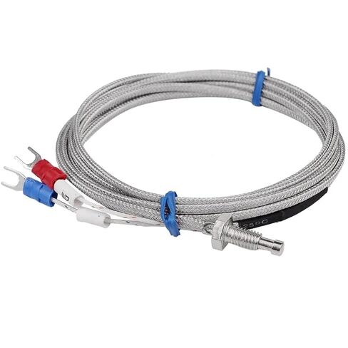 M6 Screw Probe K Type Thermocouple Temperature Sensor with 2M Wire Cable for Industrial Temperature Controller | Cable 5m in Saudi Arabia