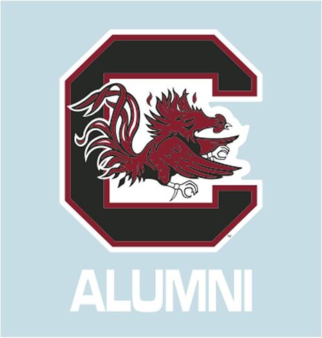 South Carolina Decal (C Gamecock Alumni Decal (5''), 5 in) in Kuwait
