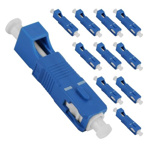 Buachois 10Pcs SC to LC Fiber Optic Adaptor Single Mode Hybrid Converter in Kuwait