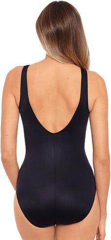 Miraclesuit Women's Swimwear DD-Cup Solid Regatta Tummy Control High Neckline Underwire One Piece Swimsuit in Kuwait