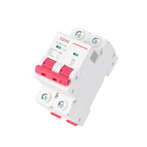 YCB6H-63 2 Poles Din Rail Mount Breaking Capacity Miniature Circuit Breaker MCB 6A/10A/16A/20A/25A/32A (Color : 2P, Size : 40A) in Kuwait