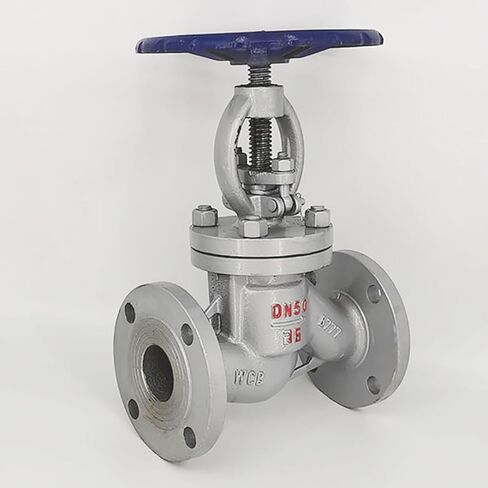 WCB Carbon Steel Globe Valve, DN50 2 Inch Flanged Connection, Class 150 Pressure Rating, Manual Handwheel Operation for Industrial Fluid Control in Kuwait
