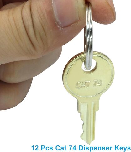 16 Pack Cat 74 Dispenser Keys for Bobrick 33043 in Saudi Arabia