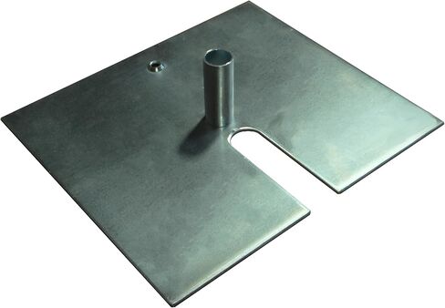 OnlineEEI Base Plate, Zinc Coated Steel, for use with Pipe and Drape System, 14"X16"x3/16 12lb in Saudi Arabia