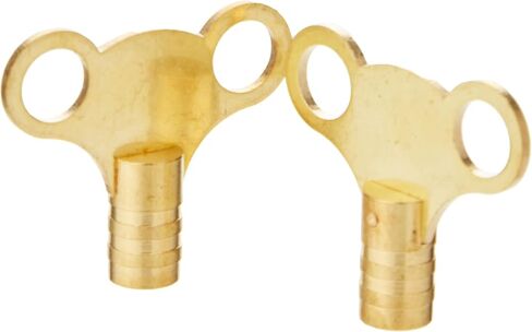 Merriway® BH02832 Radiator Bleed Keys, Easigrip Style, Solid Brass - Pack of 2 in Saudi Arabia