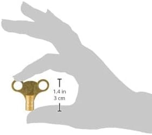 Merriway® BH02832 Radiator Bleed Keys, Easigrip Style, Solid Brass - Pack of 2 in Saudi Arabia