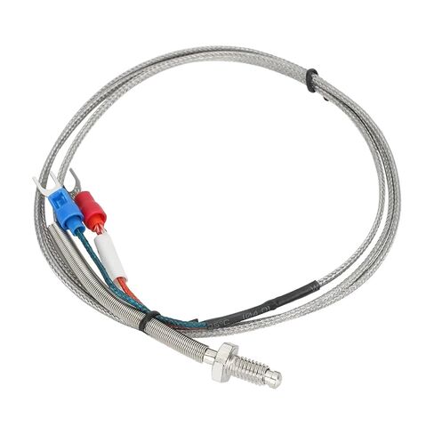 M6 Screw 0-800℃ K J Type thermocouple Industry Temperature Sensor Stainless Steel thermocouple Sensor with 1M 2M 3 Meters Wire in Saudi Arabia