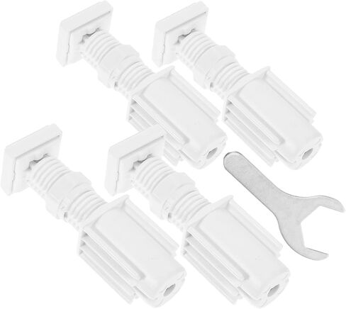 NUOBESTY No Drill Blind Brackets Louver Blind Mounting Brackets Clips Window Shade Replacement Parts Universal Fit 4pcs 1 Inch in Kuwait