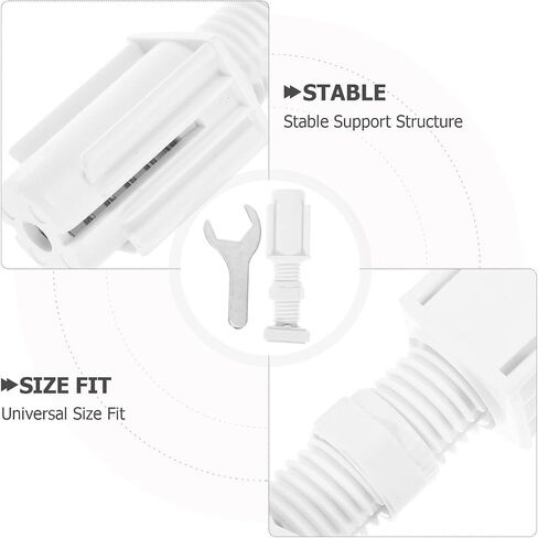 NUOBESTY No Drill Blind Brackets Louver Blind Mounting Brackets Clips Window Shade Replacement Parts Universal Fit 4pcs 1 Inch in Kuwait