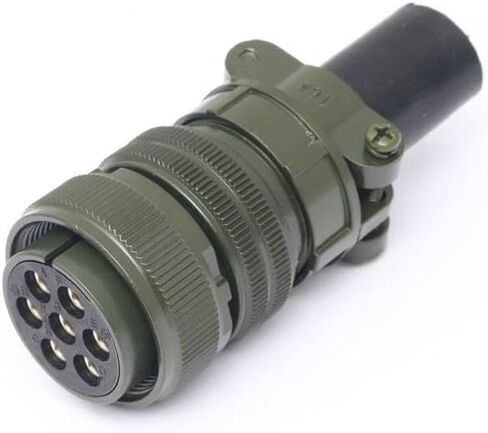 MS5015 MS3106A-24-10S 7Pin 7P موصل قابس الطيران القياسي العسكري الأمريكي in Kuwait