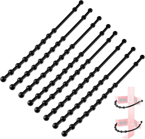 RattanView 4 Pcs 2.5 Lbs and 5 Lbs Fire Extinguisher Replacement Straps, Heavy-Duty Black Rubber Straps for Wall Mount Brackets, Fits Truck Rv Vehicle Boat Home, Quick Release & Firmly Hold in Kuwait