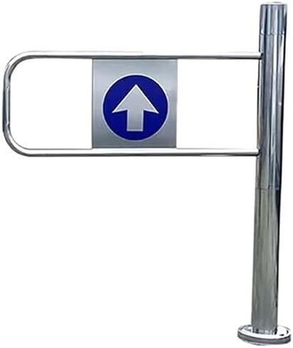 One-Way Traffic Door，Automatic Rebound Swing GateAutomatic Stainless Steel Swing Gate - Spring-Loaded Safety Entrance Door for Supermarkets, Libraries & Warehouses - Right Side 50x97cm, Dura in Kuwait