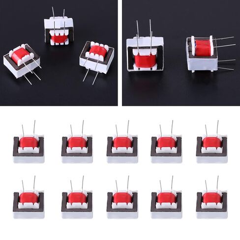 10PCS 600 : 600 Ohm 1:1 Ei14 Isolation Transformer, Audio Transformer Electronic Transformer for Voltage Amplification and Power Output in Kuwait