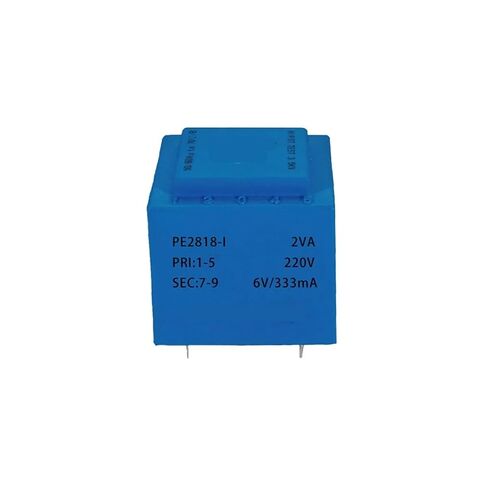 PE2818-I 2VA 230V-380V / 6V/7.5V/9V/12V/15V/18V/24V مغلفة لمحول العزل المثبت على PCB 1 قطعة (2VA 230V 7.5V) in Kuwait