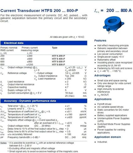 HTFS400-P مستشعر تيار المحول حلقة مفتوحة 400A in Kuwait