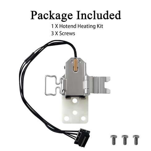 مجموعة أدوات تجميع التدفئة P2S Hotend مشبك قاعدة معدني بالكامل لطابعة Bambu Lab ثلاثية الأبعاد | مجموعة حرارية ذات نهاية ساخنة مع الثرمستور وخرطوشة السخان، قاعدة معزولة من السيراميك والزركونيا، مقاومة للحرارة حتى 2200 درجة مئوية، قابلة للتبديل السريع in Kuwait