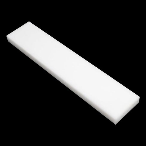 White HDPE Plastic Block 3/4" Thick, 3" X 15" High-Density Polyethylene Sheet in Kuwait