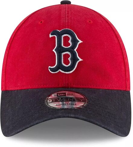 New Era MLB Core Classic 9TWENTY Alternate Team Logo قبعة قابلة للتعديل مقاس واحد يناسب الجميع - بوسطن ريد سوكس ريد in Kuwait