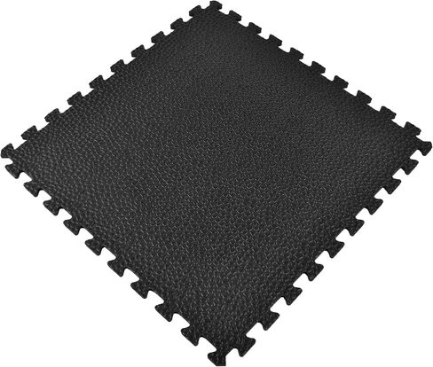 حصيرة Greatmats Home Gym Pebble مقاس 2x2 قدم 10 مم، 25 عبوة (أسود) in Kuwait