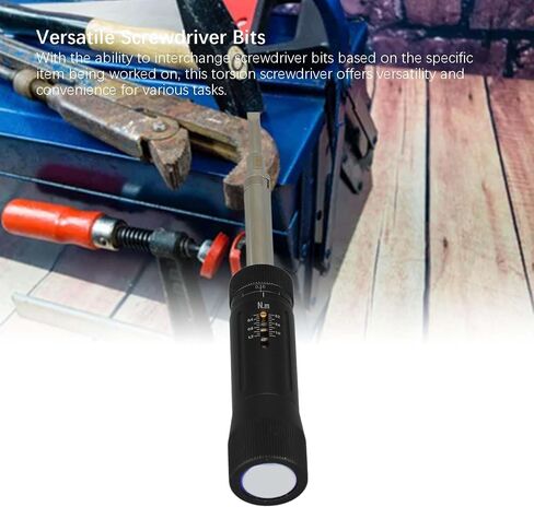Marhynchus Adjustable Torsion, 0.2 to 1.2N.m Manual Torque with Audible Alarm and Dual Scale, for 1/4in Interface Standard Sockets in Kuwait