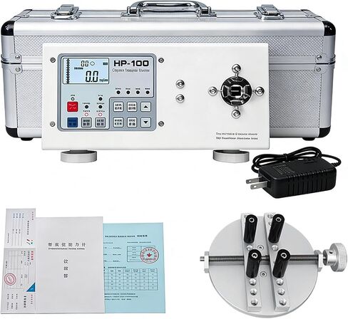 Bottle Cap Torque Tester, Digital Torque Meter, LCD Screw Driver Wrench Measure Tester, 10-160mm Clamping Diameter, for Bottle Caps Electric Screwdrivers Pneumatic Screwdrivers HP10 in Kuwait