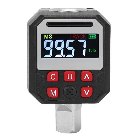 Digital Torque Adapter Steel Torque Wrench Converter 6.8 to 135 Nm 3 8 Inch Drive LED Buzzer Alert CW CCW Measurement for Auto Motor DIY Maintenance in Kuwait