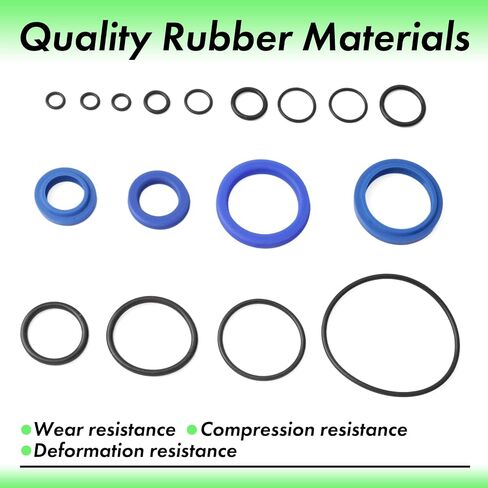 PT2748W-94 O-Ring Seal Repair Kit Compatible with Jet W Pallet Jack Hydraulic Unit, Replace PT2748W PT2748LW PT2748L Rubber Black Blue Replacement Pallet Truck Parts in Kuwait
