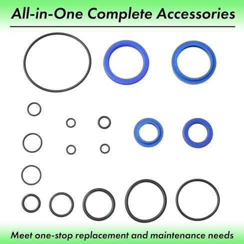 PT2748W-94 O-Ring Seal Repair Kit Compatible with Jet W Pallet Jack Hydraulic Unit, Replace PT2748W PT2748LW PT2748L Rubber Black Blue Replacement Pallet Truck Parts in Kuwait