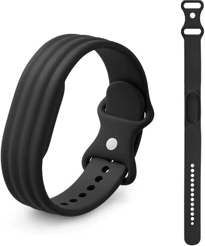 حزام بديل متوافق مع Google Fitbit Air، سوار بديل لتتبع اللياقة البدنية، حزام سيليكون ناعم، سوار معصم قابل للتعديل in Kuwait