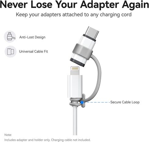 مجموعة مكونة من 4 محولات Lightning إلى USB C ومحول USB C إلى Lightning لأجهزة iPhone 17 16 15 14 13 12 وiPad وAirPods؛ يدعم الشحن السريع ومزامنة البيانات فقط in Kuwait