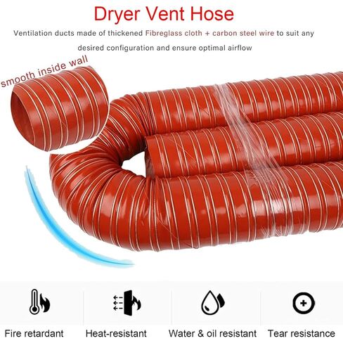 خرطوم مجاري السيارات - قناة تبريد الفرامل المرنة من السيليكون 1-12 بوصة، طول 1-20 متر (L4mxID180mm) in Kuwait