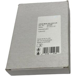 CPV18-M1H-2X3-GLS-1/4 163189 New and Sealed in Box CPV18M1H2X3GLS1/4 1 Year Warranty in Saudi Arabia
