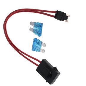 Mini Car Holder Connector 15A, Blade Type Fuse Holder Heavy Duty 16AWG Wire Extension for Vehicle ATM in Saudi Arabia