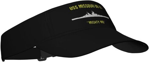 USS Missouri Bb-63 قبعات رياضية للحماية من الشمس، قبعات واقية من الشمس قابلة للتعديل in Kuwait