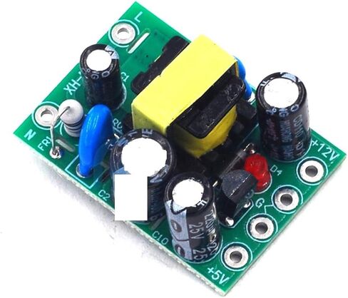 XH-M299 AC-DC معزولة تحويل التيار الكهربائي وحدة مجلس إخراج مزدوج التيار المتناوب 110 فولت-220 فولت إلى تيار مستمر 5 فولت 12 فولت 0.5A in Kuwait