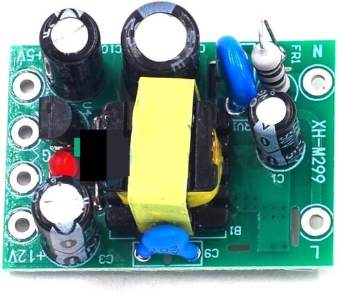 XH-M299 AC-DC معزولة تحويل التيار الكهربائي وحدة مجلس إخراج مزدوج التيار المتناوب 110 فولت-220 فولت إلى تيار مستمر 5 فولت 12 فولت 0.5A in Kuwait