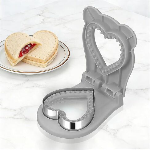 صانعة قطاعة الساندويتشات غير القابلة للقشرة، قاطعة وسدادة الساندويتشات، PB&J صانعة غير قابلة للقشرة - على شكل قلب، وردي in Kuwait